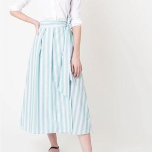 Ann Mashburn Elana Stripe Wrap skirt
